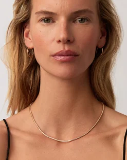 Fine Diamond Tennis Necklace
