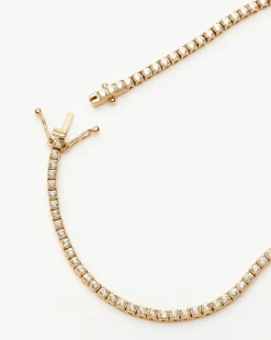 Fine Diamond Tennis Necklace