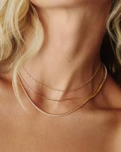 Fine Diamond Tennis Necklace