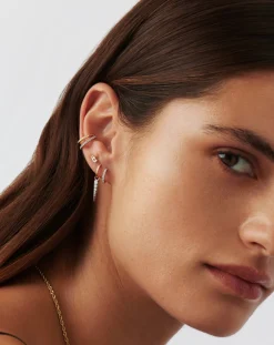 Fine Evil Eye Single Stud Earring