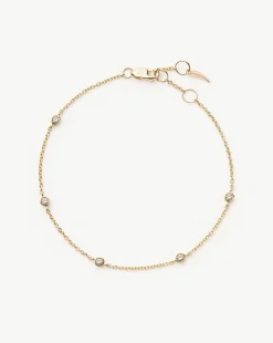 Fine Floating Diamond Bracelet