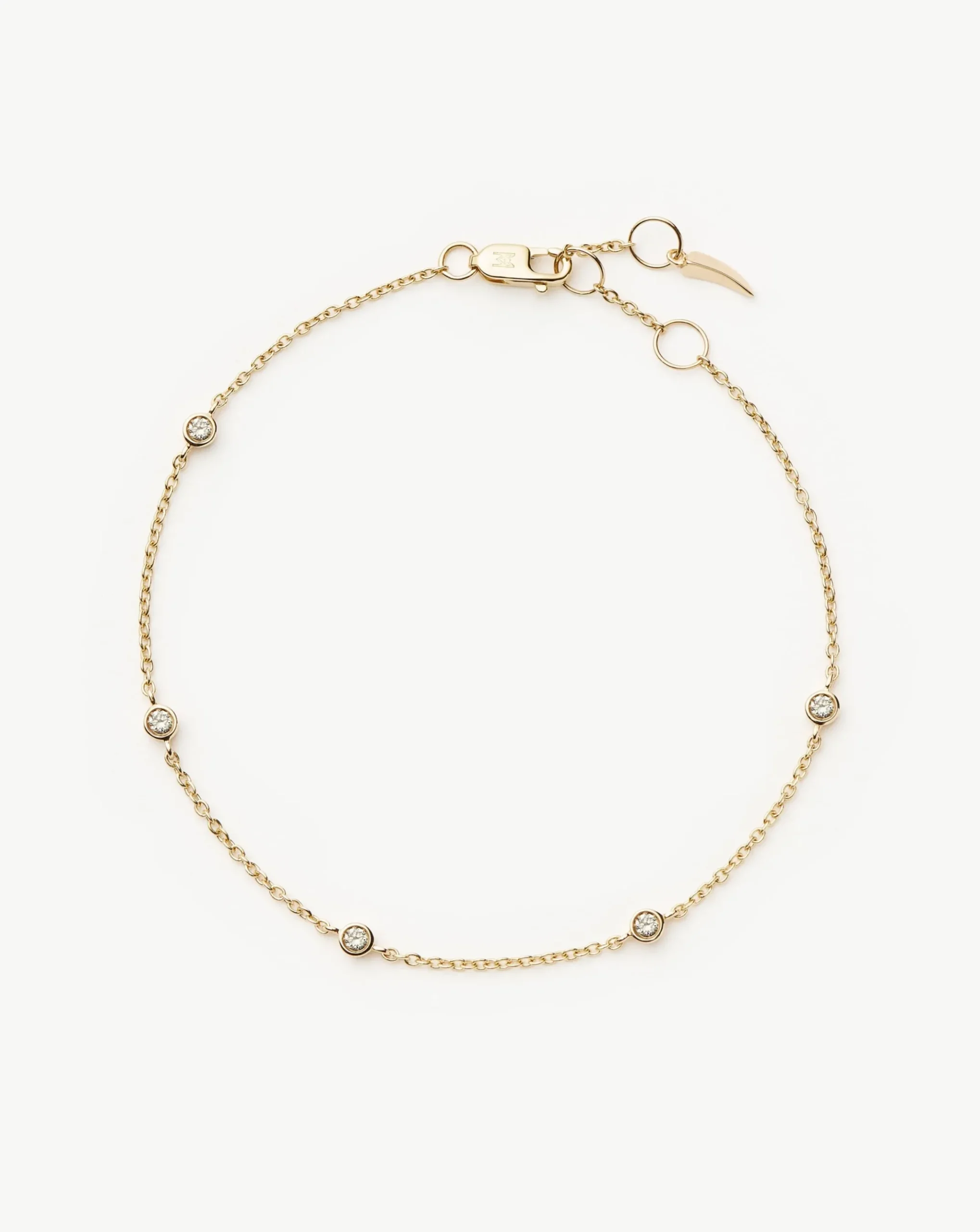 Fine Floating Diamond Bracelet