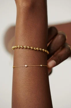 Fine Floating Diamond Bracelet