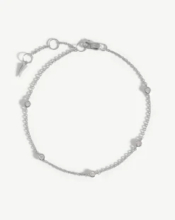 Fine Floating Diamond Bracelet