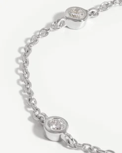 Fine Floating Diamond Bracelet