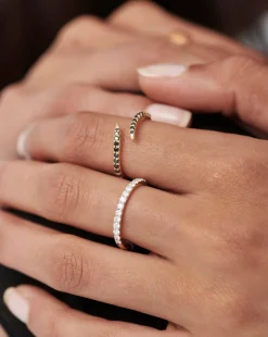Fine Half Diamond Eternity Ring