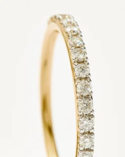 Fine Half Diamond Eternity Ring