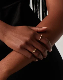 Fine Half Eternity Pearl Ring
