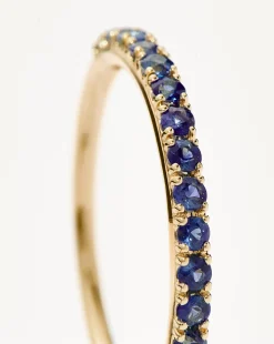 Fine Half Sapphire Eternity Ring