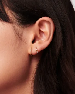 Fine Hoop Earring Set