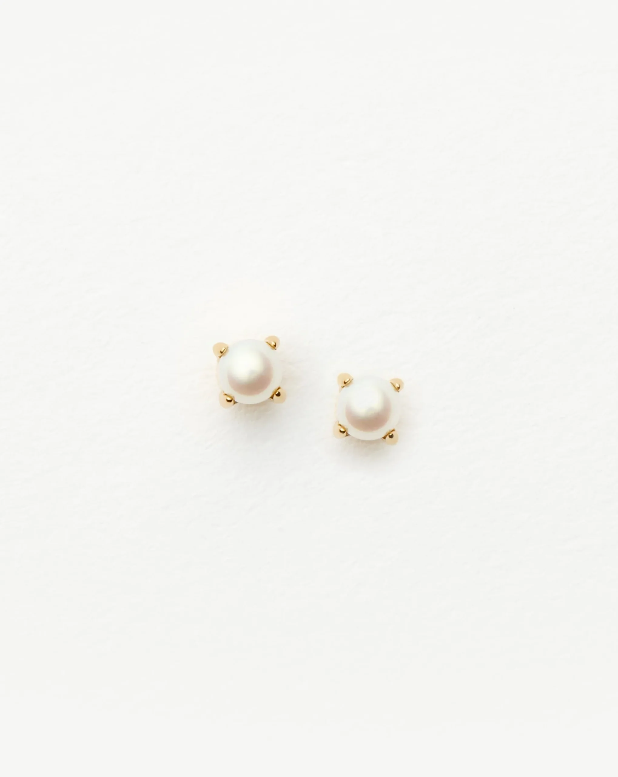 Fine Pearl Stud Earrings