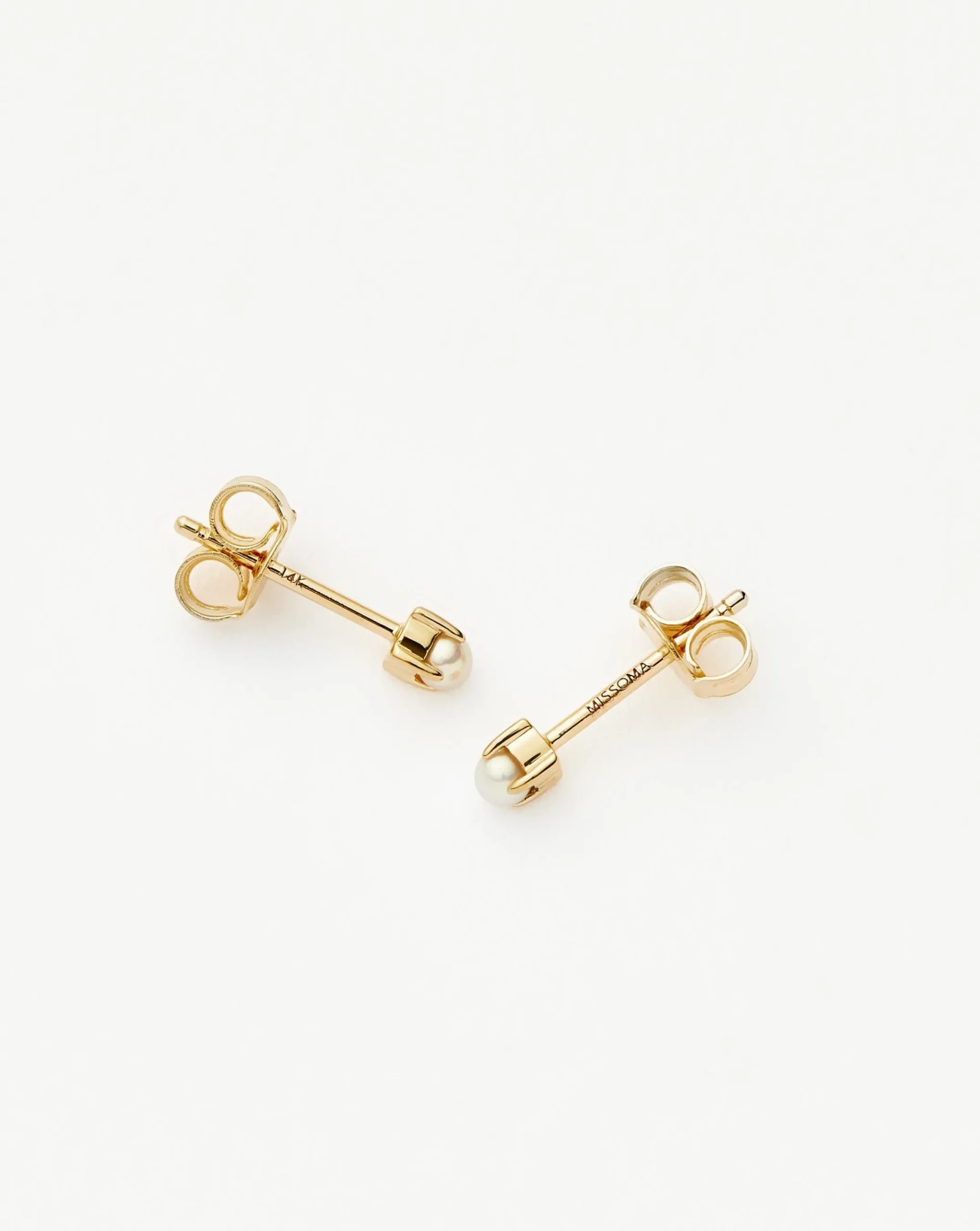 Fine Pearl Stud Earrings