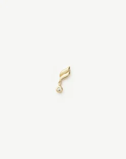 Fine Savi Single Stud Earring