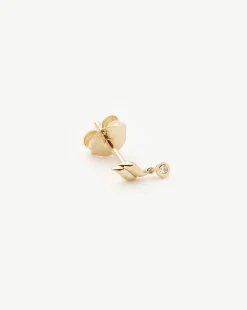 Fine Savi Single Stud Earring