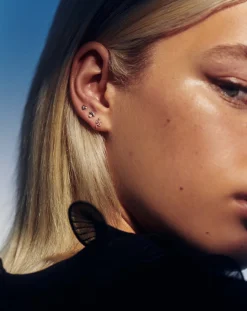 Fine Snake Single Stud Earring
