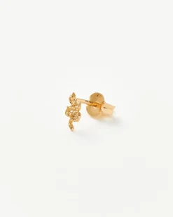 Fine Snake Single Stud Earring