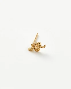 Fine Snake Single Stud Earring