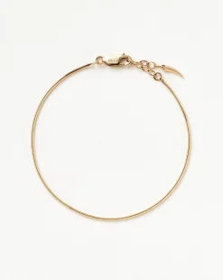 Fine Square Snake Chain Bracelet
