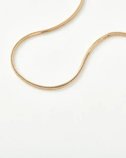 Fine Square Snake Chain Bracelet