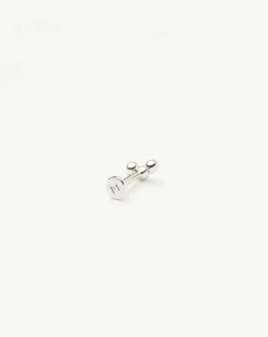 Fine Trio Flat Back Stud Earring