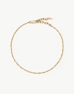 Fine Twisted Chain Bracelet