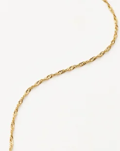 Fine Twisted Chain Bracelet