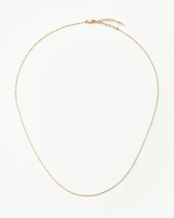 Fine Twisted Short Chain Necklace