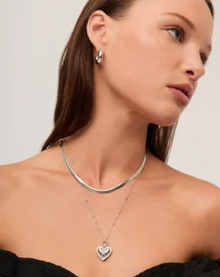 Flat Snake Chain Necklace