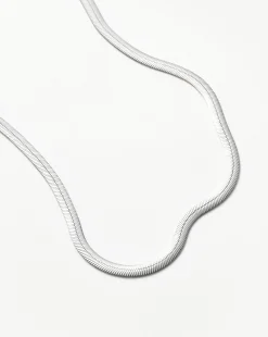 Flat Snake Chain Necklace