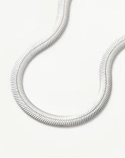 Flat Snake Chain Necklace