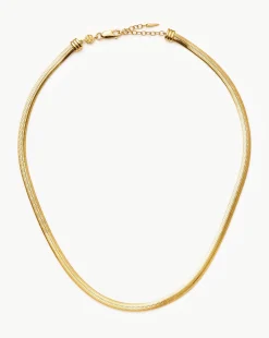 Flat Snake Chain Necklace