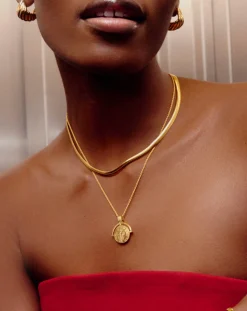 Flat Snake Chain Necklace