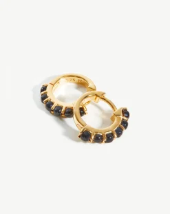 Gemstone Huggies