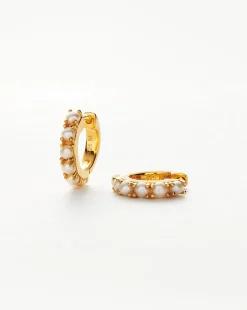 Gemstone Huggies