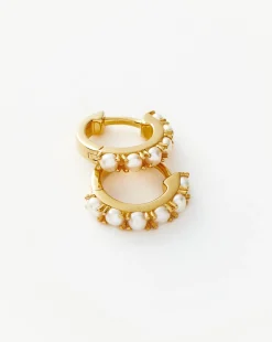 Gemstone Huggies