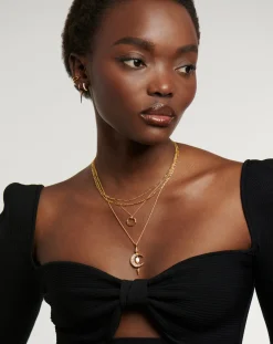 Harris Reed Crescent Moon Pearl Necklace