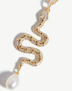 Harris Reed Fine Serpent Necklace