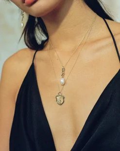 Harris Reed Fine Shield Necklace