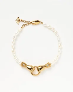 Harris Reed In Good Hands Pearl Bracelet