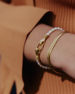Harris Reed In Good Hands Pearl Bracelet