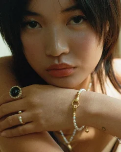 Harris Reed In Good Hands Pearl Bracelet