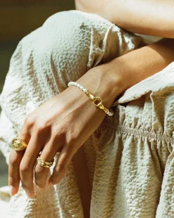 Harris Reed In Good Hands Pearl Bracelet