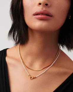 Harris Reed In Good Hands Mini Beaded Gemstone Necklace