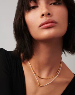Harris Reed In Good Hands Mini Beaded Gemstone Necklace