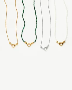 Harris Reed In Good Hands Mini Beaded Gemstone Necklace