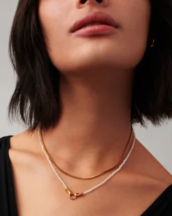 Harris Reed In Good Hands Mini Beaded Gemstone Necklace