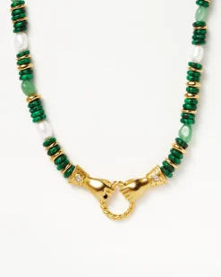 Harris Reed In Good Hands Chunky Beaded Gemstone Necklace