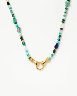 Harris Reed In Good Hands Beaded Gemstone Necklace