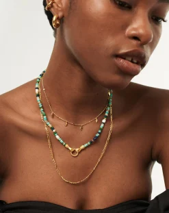 Harris Reed In Good Hands Beaded Gemstone Necklace