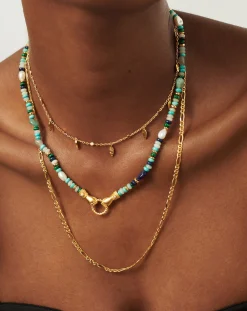 Harris Reed In Good Hands Beaded Gemstone Necklace
